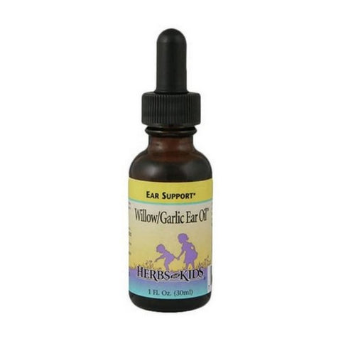 Herbs For Kids, Willow/Garlic Oil Alcohol-Free, 1 Fl Oz