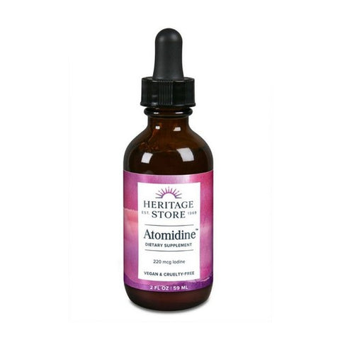 Heritage Store, Atomidine Water Soluble Iodine Compound, 2 Fl Oz