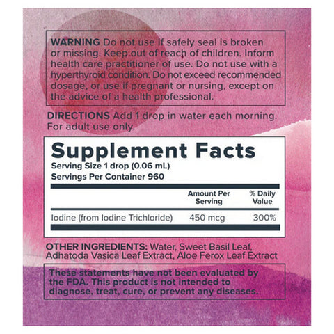 Heritage Store, Atomidine Water Soluble Iodine Compound, 2 Fl Oz