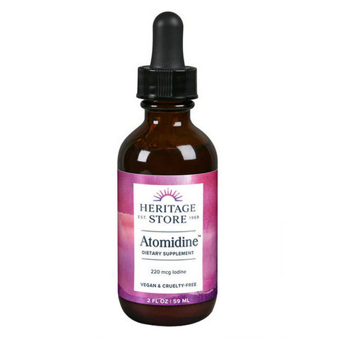 Heritage Store, Atomidine Water Soluble Iodine Compound, 2 Fl Oz