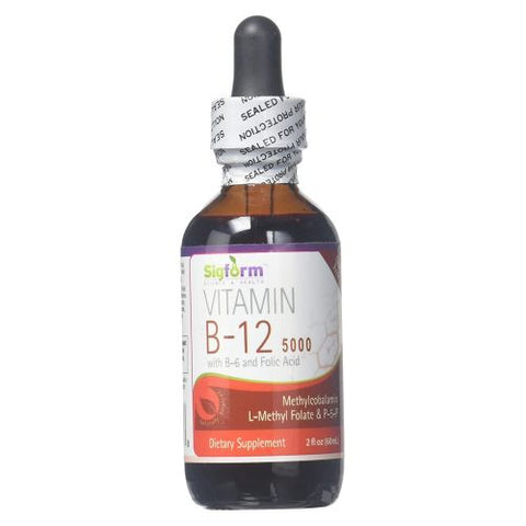 Sigform, Vitamin B12, 5000 mcg, 2 Oz