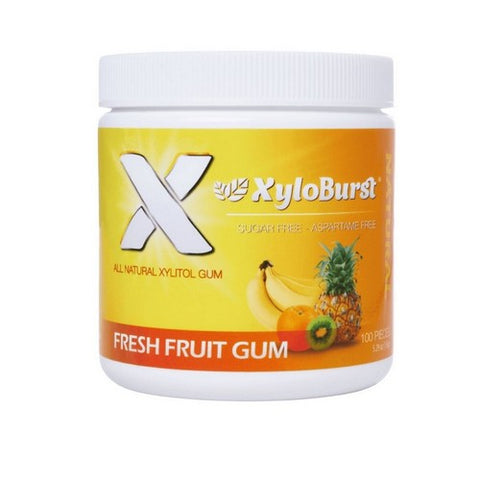 Xyloburst, Xylitol Fresh Fruit Gum, 100 Count