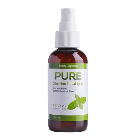 Xyloburst, Pure Silver Zinc Throat Spray, 4 Oz
