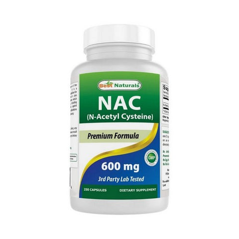 Best Naturals, NAC, 600 mg, 250 Caps