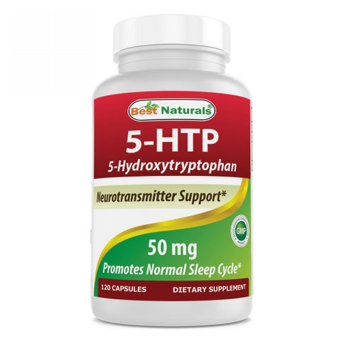 Best Naturals, 5-HTP, 50 mg, 120 Caps