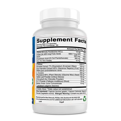 Best Naturals, Anti Gray Hair, 60 Caps