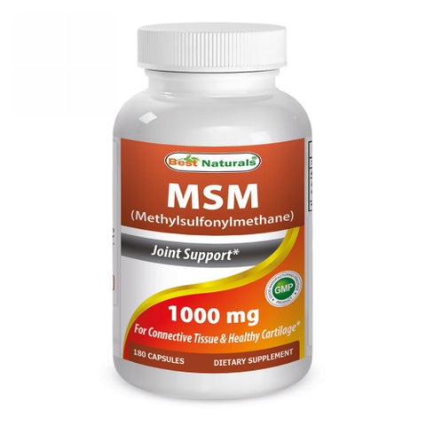Best Naturals, MSM, 1000 mg, 180 Caps