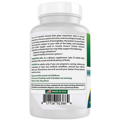 Best Naturals, Iron, 65 mg, 240 Tabs