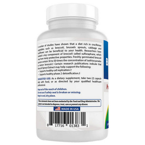 Best Naturals, Broccoli Sprout Extract, 1000 mg, 120 Caps