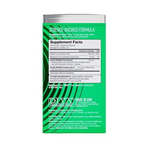 Probiogen, Allergy Defense Probiotic, 120 Caps