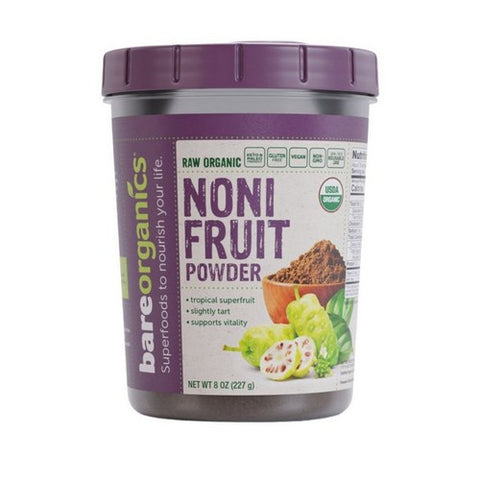 Bare Organics, Organic Noni Fruit Powder, 8 Oz