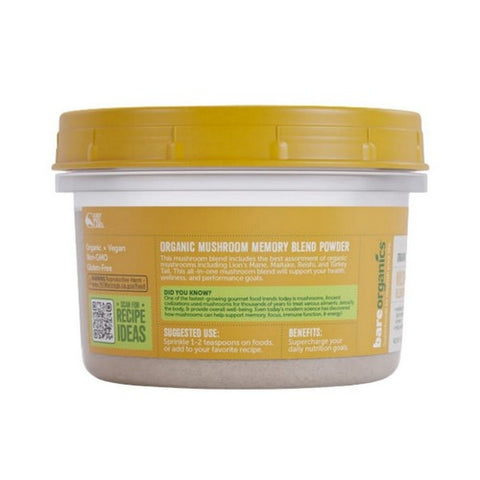 Bare Organics, Organic Mushroom Immune Blend, 4 Oz