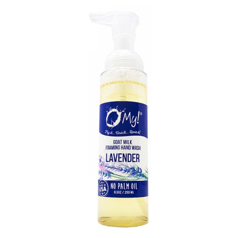 O MY!, Goat Milk Foaming Hand Wash, Lavender 8.5 Oz