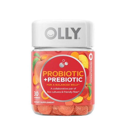 Olly, Probiotic + Prebiotic Peach, 30 Count