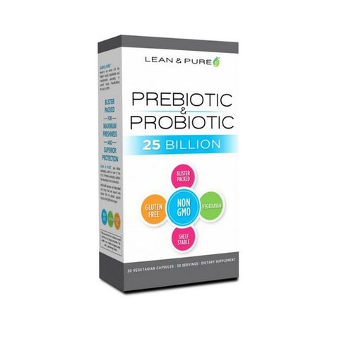 Lean & Pure, Prebiotic & Probiotic, 30 Veg Caps