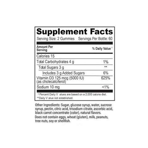 Yum-V's, Vitamin D, 5000 IU, 60 Chewables