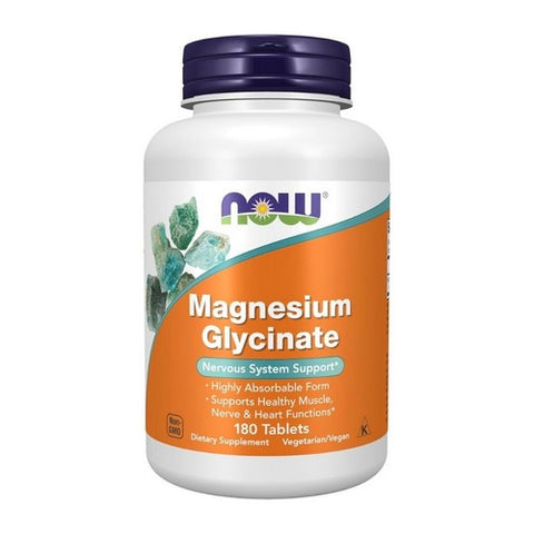 Now Foods, Magnesium Glycinate, 180 Tabs