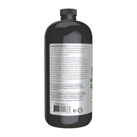 Now Foods, Organic MCT Oil, 32 Oz