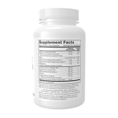 Now Foods, Vegan Hair, Skin & Nails, 5000 mcg, 90 Veg Caps