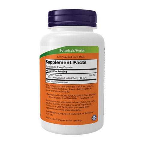 Now Foods, Tart Cherry, 500 mg, 90 Veg Caps
