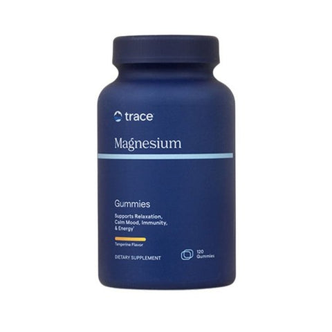 Trace Minerals, Magnesium Gummies, Tangerine 120 Count