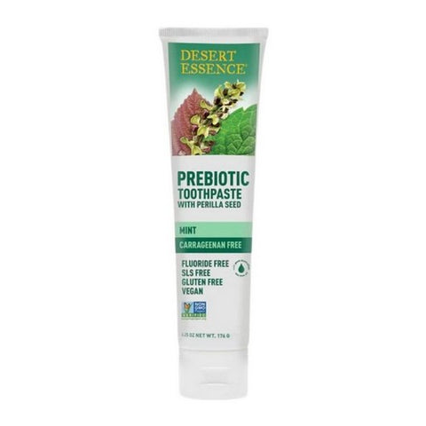 Desert Essence, Prebiotic Plant Based Toothpaste Mint, 6.25 Oz