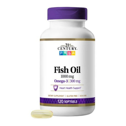 21st Century, 21st Century Fish Oil, 120 Caps