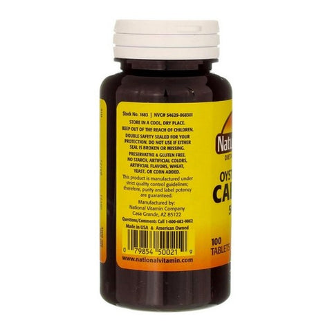 Nature's Blend, Nature's Blend Oyster Shell Calcium Tablets, 500 mg, 100 Tabs
