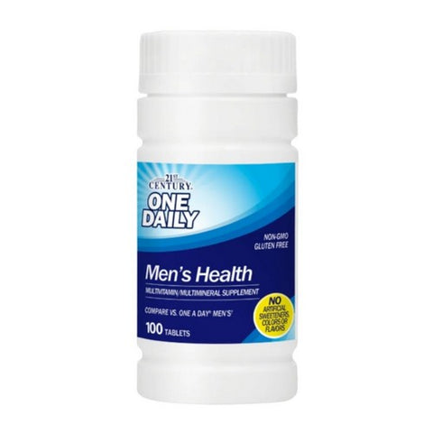 21st Century, Men's Health One Daily Multivitamin Multimineral Supplement, 100 Tabs