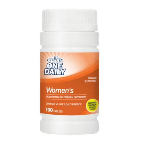 21st Century, One Daily Women's Multivitamin Multimineral Supplement, 100 Tabs