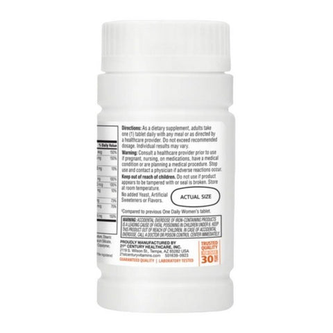 21st Century, One Daily Women's Multivitamin Multimineral Supplement, 100 Tabs