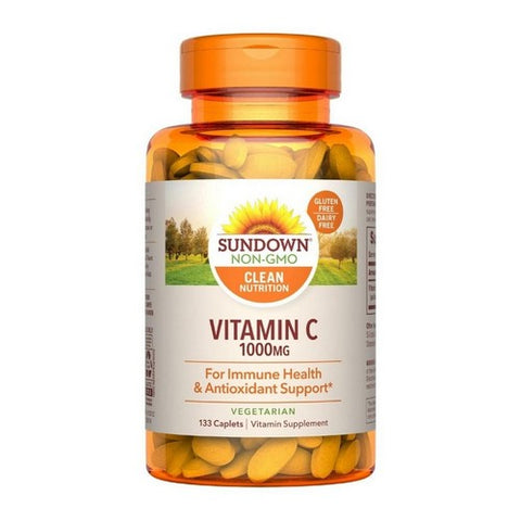 Sundown Naturals, High Potency Vitamin C Caplets, 1000 Mg, 133 Tabs