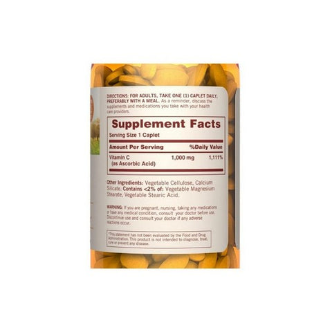 Sundown Naturals, High Potency Vitamin C Caplets, 1000 Mg, 133 Tabs