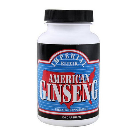 Imperial Elixir / Ginseng Company, American Ginseng, 100 Caps