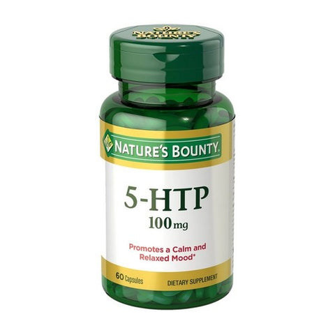 Sundown Naturals, Nature's Bounty 5-HTP 100 mg Capsules, 60 Capsules