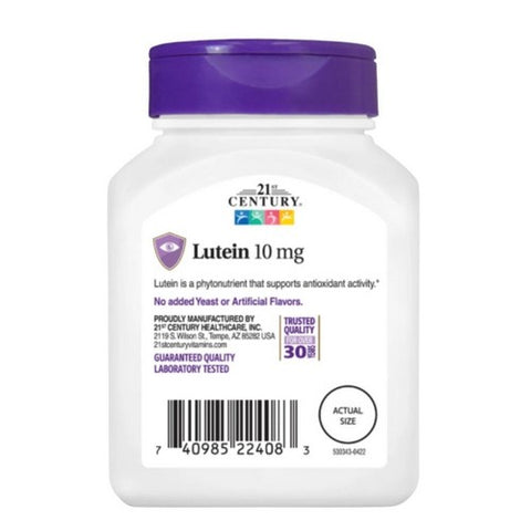 21st Century, 21st Century Lutein Tablets, 60 Tabs