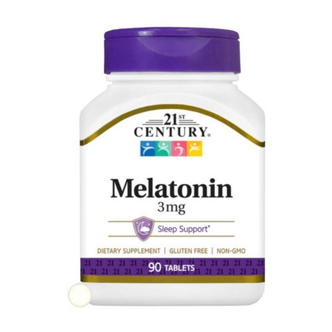 21st Century, Melatonin, 3 mg, 90 Tabs