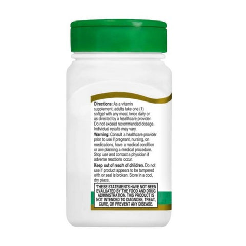 21st Century, E-400, 110 Softgels