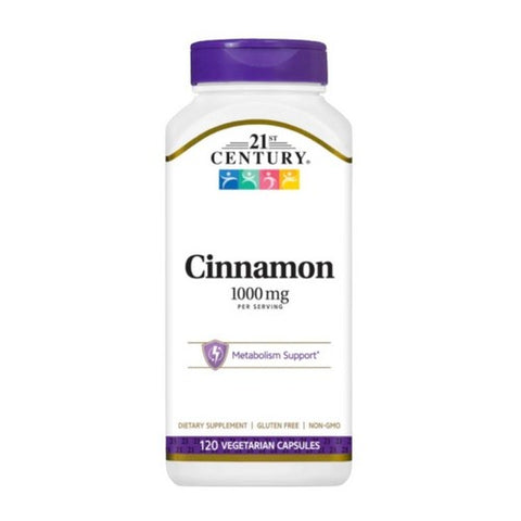 21st Century, 21st Century Cinnamon, 120 Caps