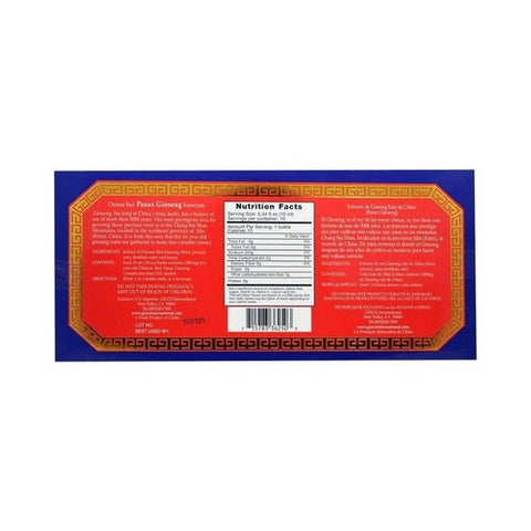 Imperial Elixir / Ginseng Company, Chinese Red Panax Ginseng Extractum - Vials, 10x10 Cc