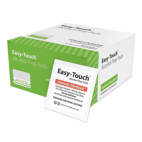 Mhc Medical Products, Easy Touch Alcohol Prep Pads, 200 Each