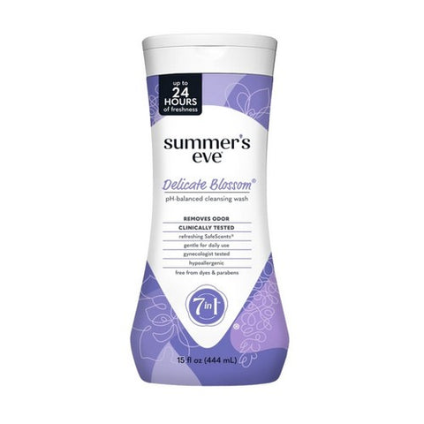 Summers Eve, Summer's Eve Cleansing Wash Delicate Blossom, 15 Oz