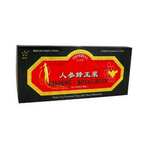 Imperial Elixir / Ginseng Company, Ginseng And Royal Jelly Vials, 10x10 Cc