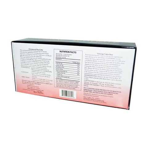 Imperial Elixir / Ginseng Company, Ginseng and Royal Jelly, 30x10 Cc