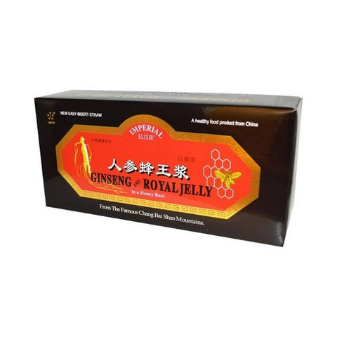 Imperial Elixir / Ginseng Company, Ginseng and Royal Jelly, 30x10 Cc