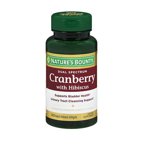 Nature's Bounty, Dual Spectrum Cranberry With Hibiscus Softgels, 60 Softgels