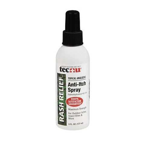 Tecnu, Rash Relief Medicated Anti-Itch Spray, 6 Oz