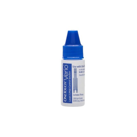 Onetouch, Verio Level 3 (Mid) Control Solution Vial, 1 Each
