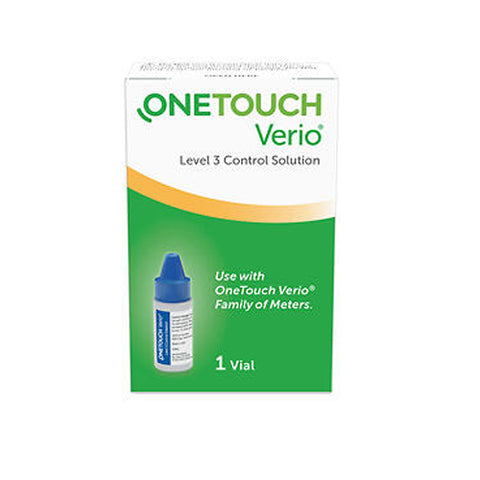 Onetouch, Verio Level 3 (Mid) Control Solution Vial, 1 Each