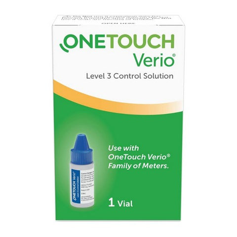 Onetouch, Verio Level 3 (Mid) Control Solution Vial, 1 Each
